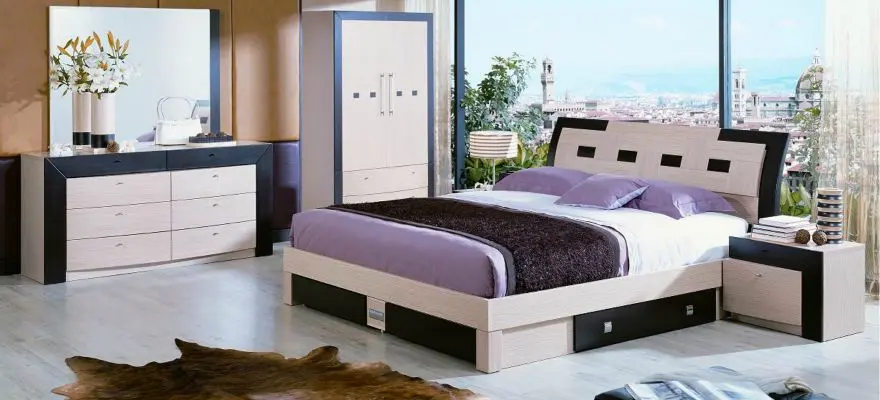 Design interior modern si piese de mobilier selectate pentru dormitor in Chisinau
