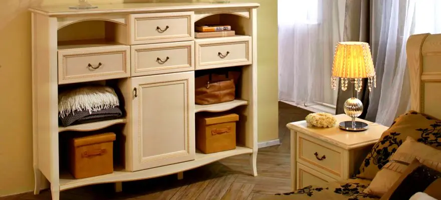 Comoda eleganta pentru dormitor realizata la comanda in Chisinau