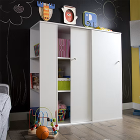Dulap cupe modern și colorat pentru camera copilului în Chișinău